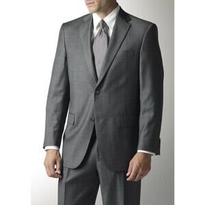 Hart Schaffner Marx 2 Button Sharkskin Blazer 38Long